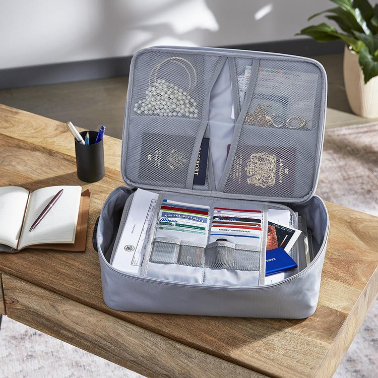 Fireproof Water-Resistant Important Documents Organizer