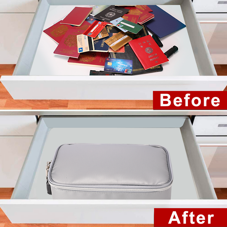 Fireproof Water-Resistant Important Documents Organizer