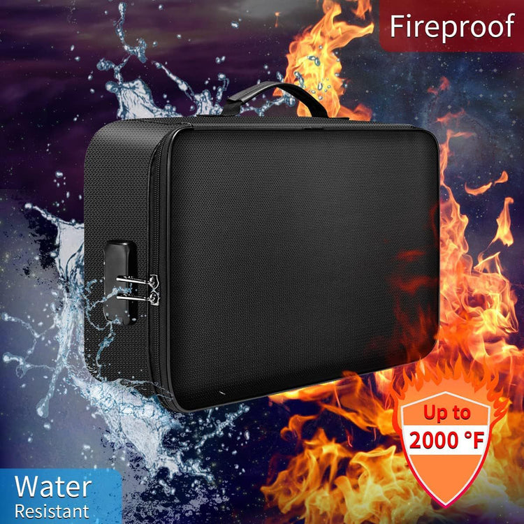 Fireproof Water-Resistant Important Documents Organizer