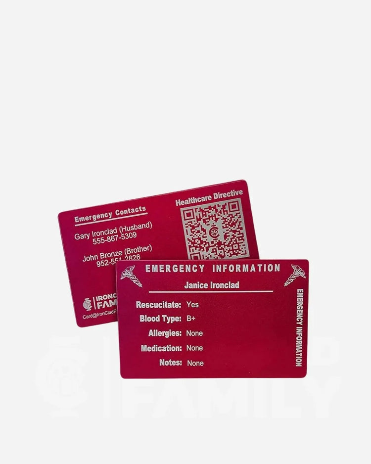 Medical Card Wallet