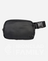 Black waterproof belt bag featuring the Ironclad family logo