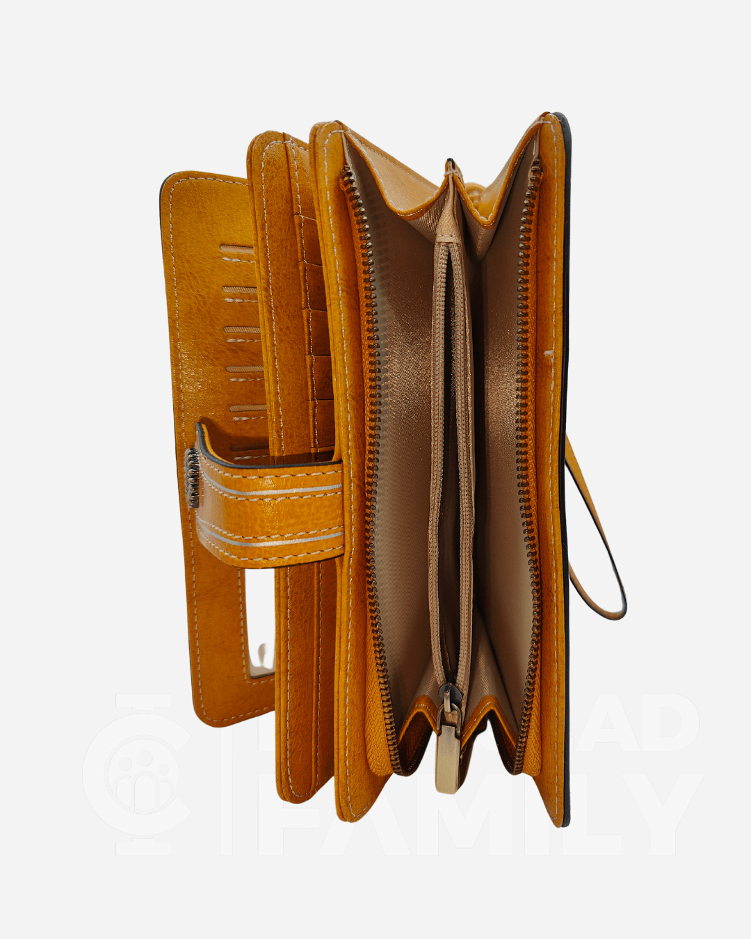 RFID blocking wallet with dual compartments
