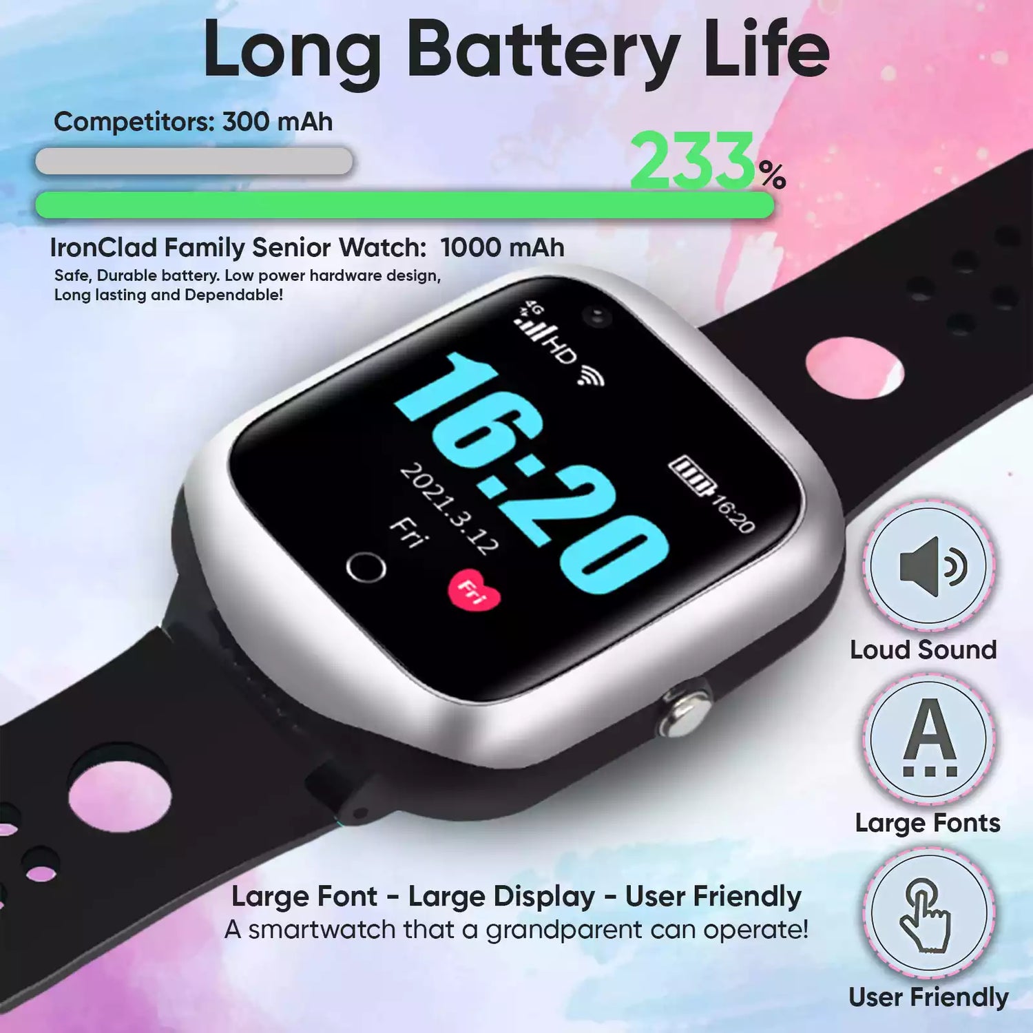 Tracker watch for elderly hot sale