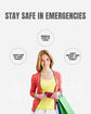 Emergency wallet card for safety during crises