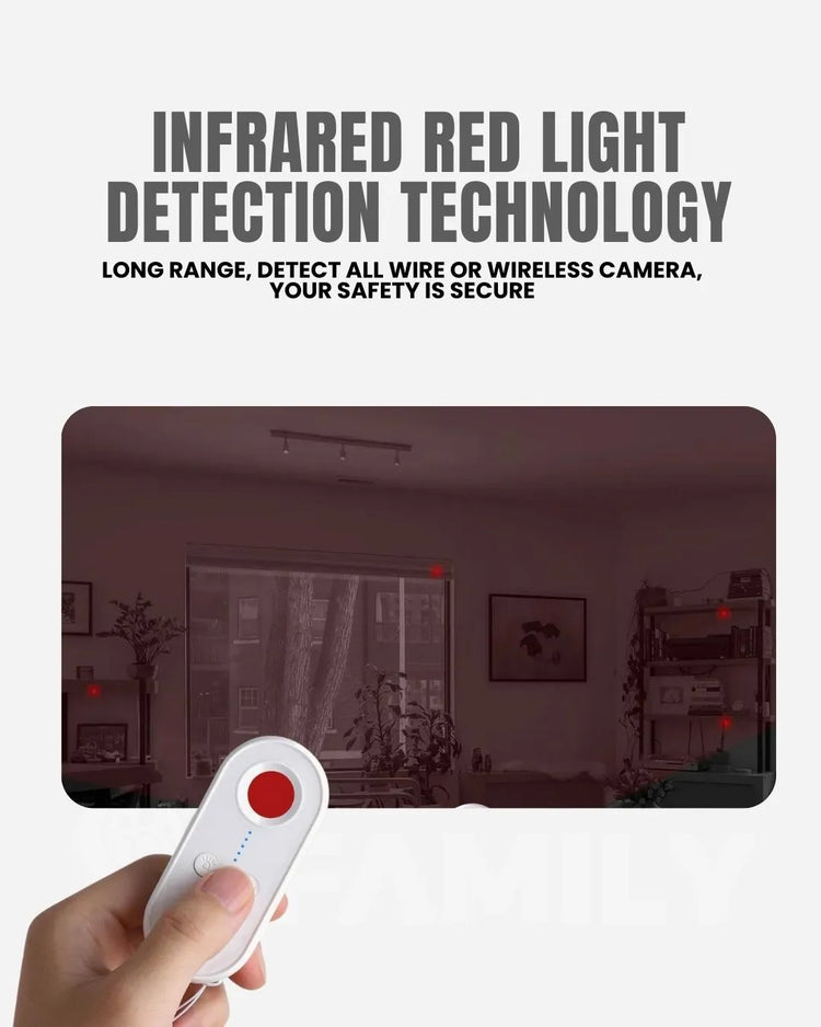 Demonstration of infrared light detection technology in the pendant