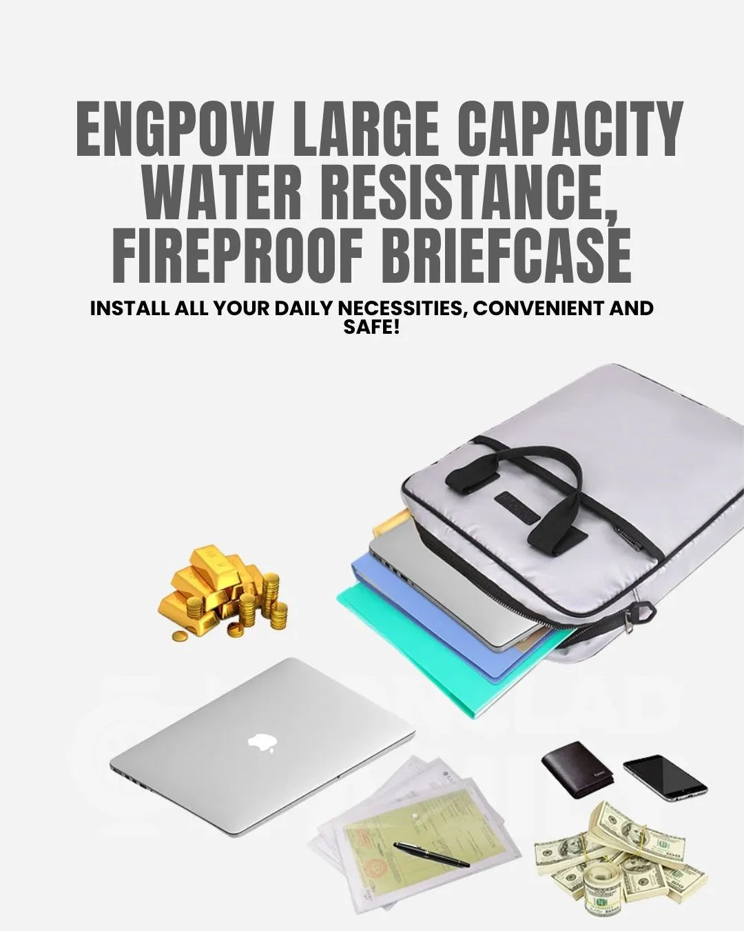 Amazon.com: Fireproof Document Bag - Fireproof Box [Thermal Insulated]  Fireproof Safety Boxes for Home Large Fireproof Bag Lockable Zipper  Fireproof Safe Box Home Safes Fireproof Waterproof Fireproof Money Bag :  Tools &