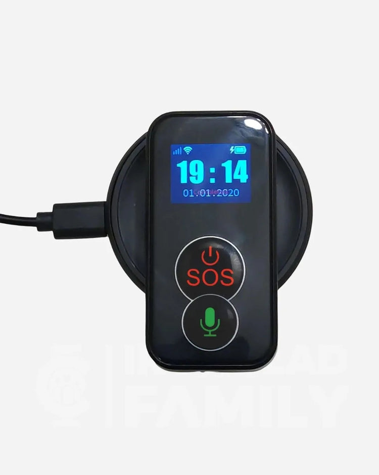GPS tracker for elderly with wireless charger