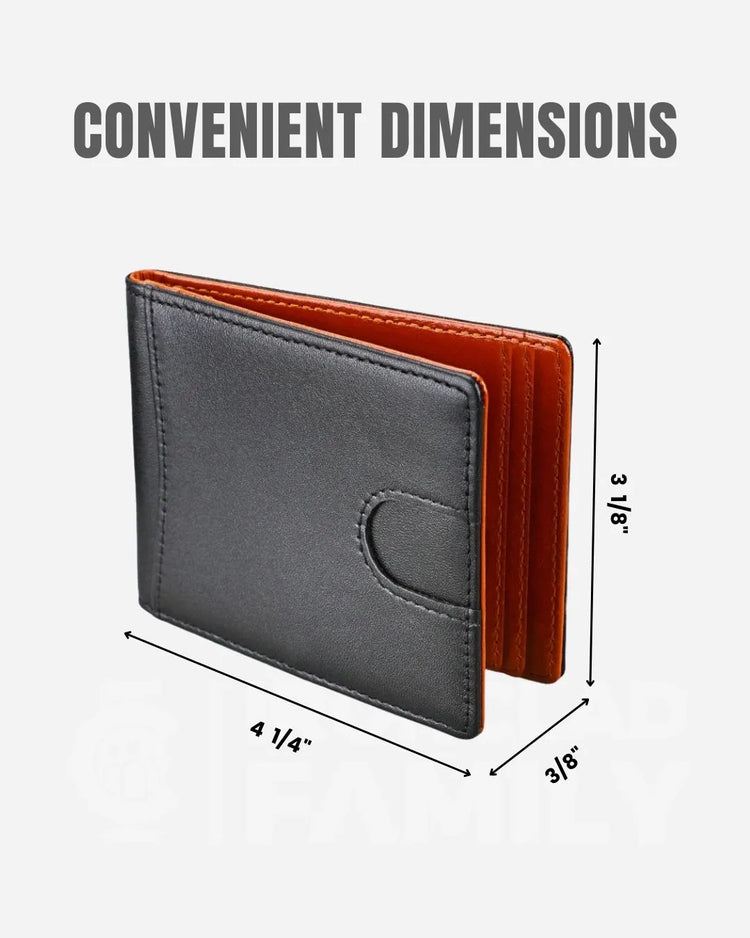 minimalist bifold wallet